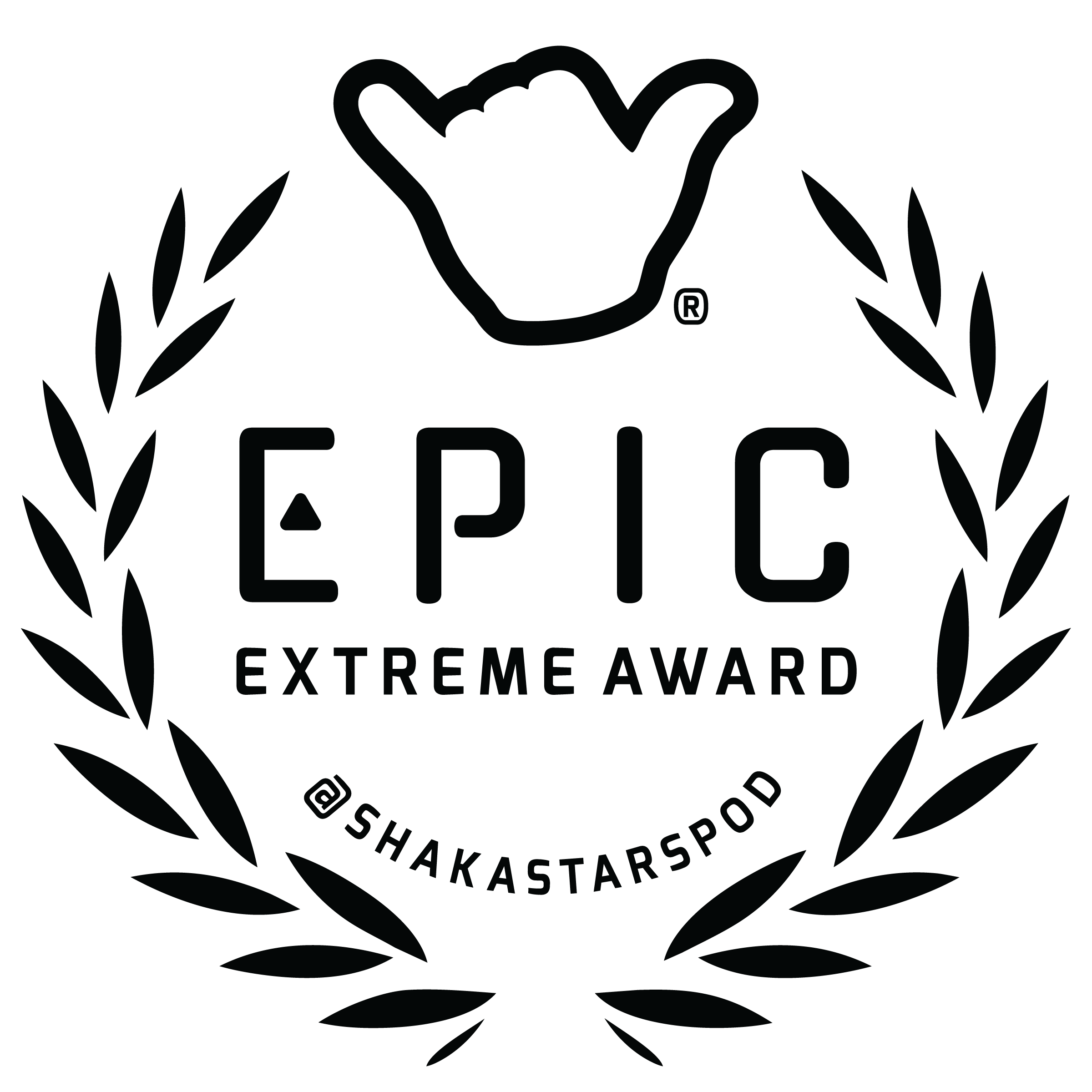 Black Laurel Epic@4x Shaka Stars Laurel Epic
