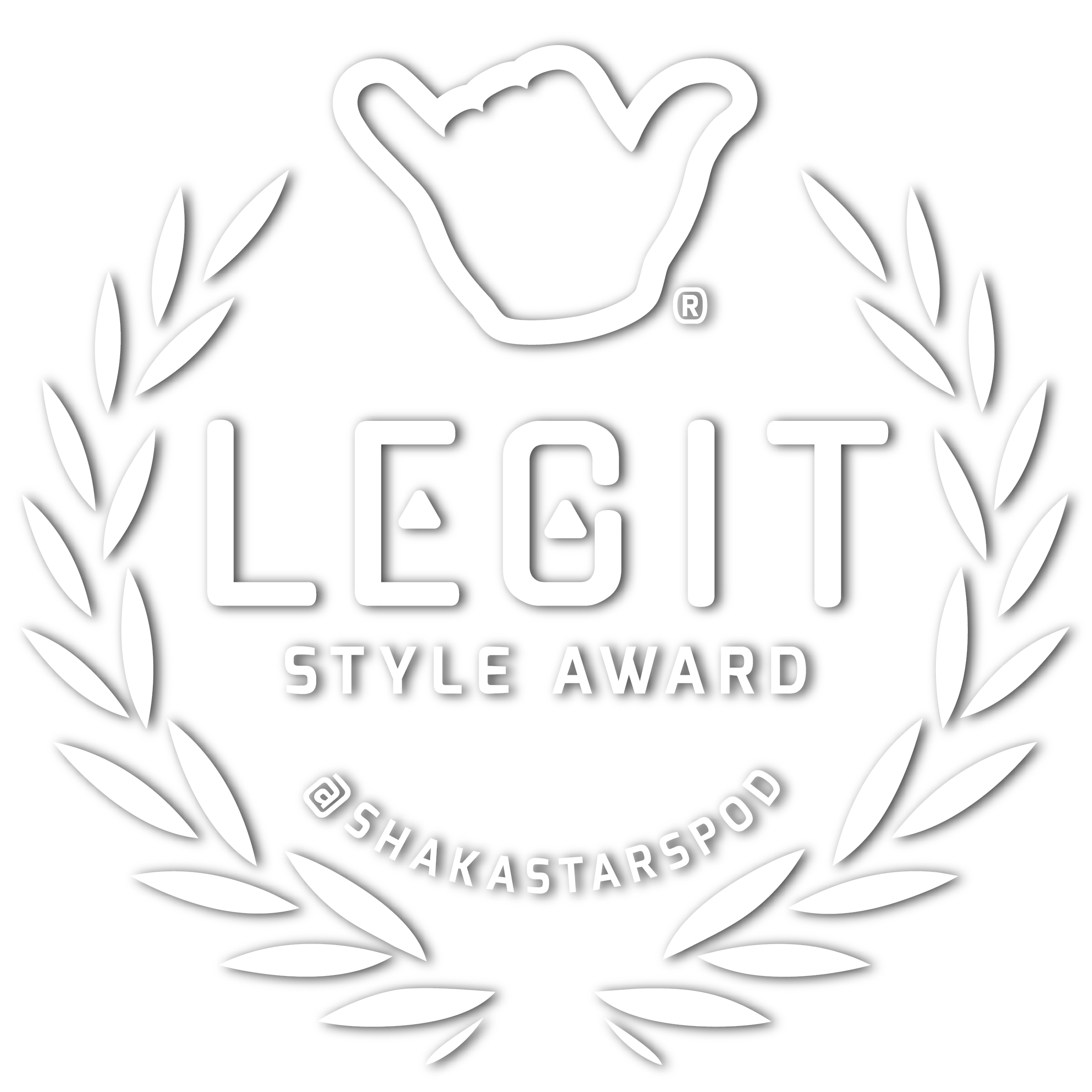 Shadows White Laurel Legit@4x Shaka Stars Laurel Legit